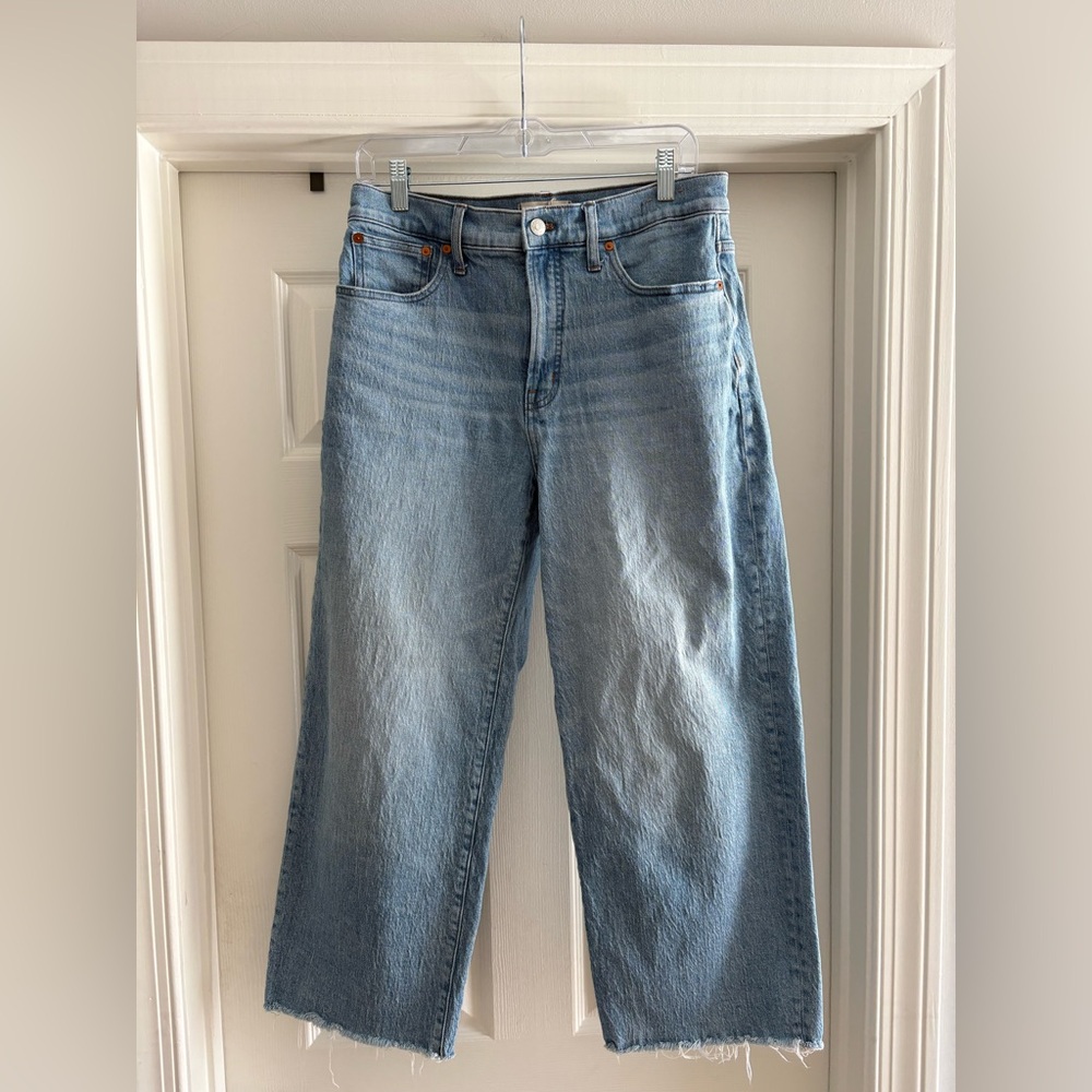 Madewell Perfect Vintage Wide Leg Crop Denim